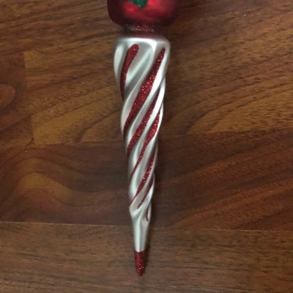 Patricia Breen Designs Spiraling Santa Ornament